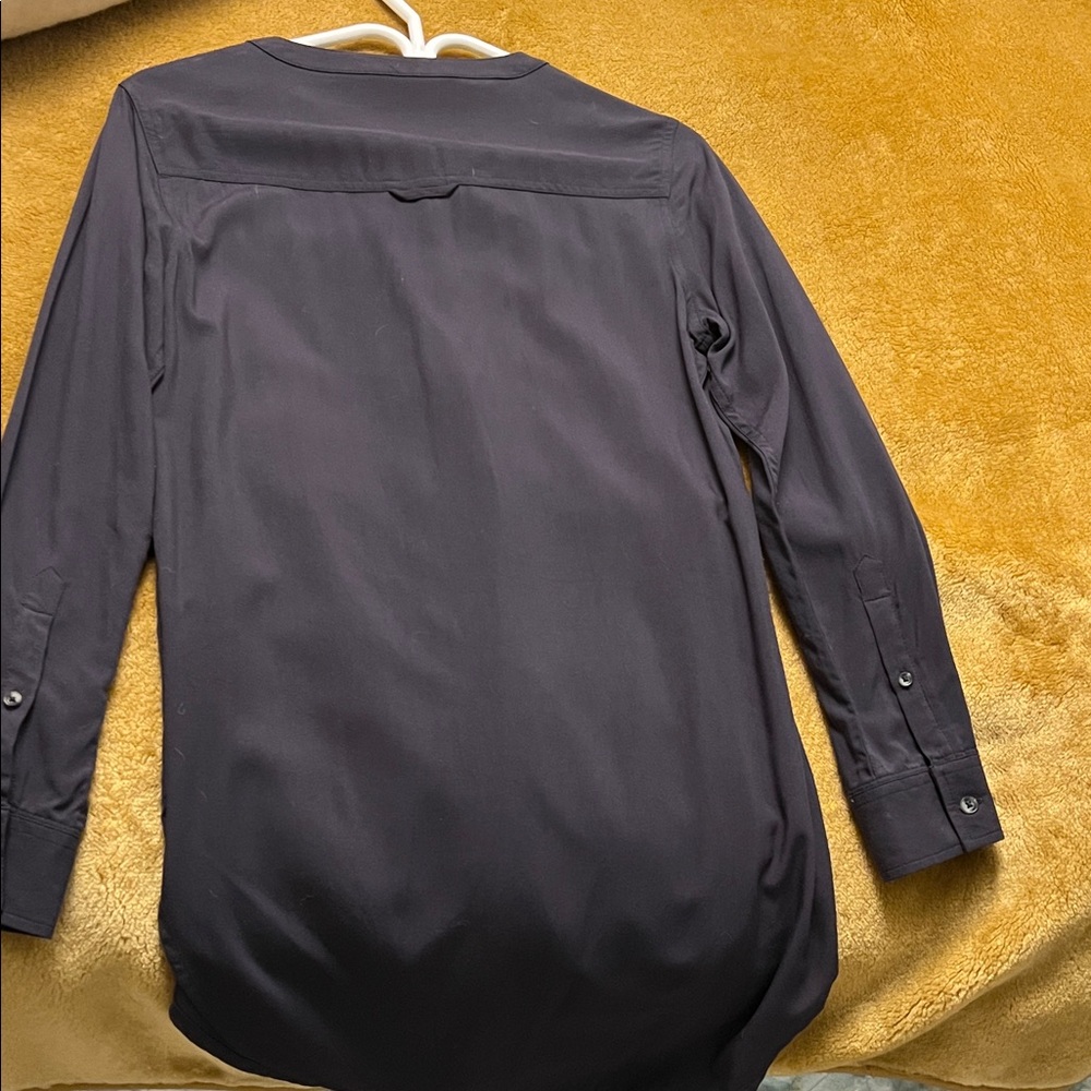 Roots | Women’s Size XS Navy Blue Long Sleeve Blouse - Picture 6 of 12